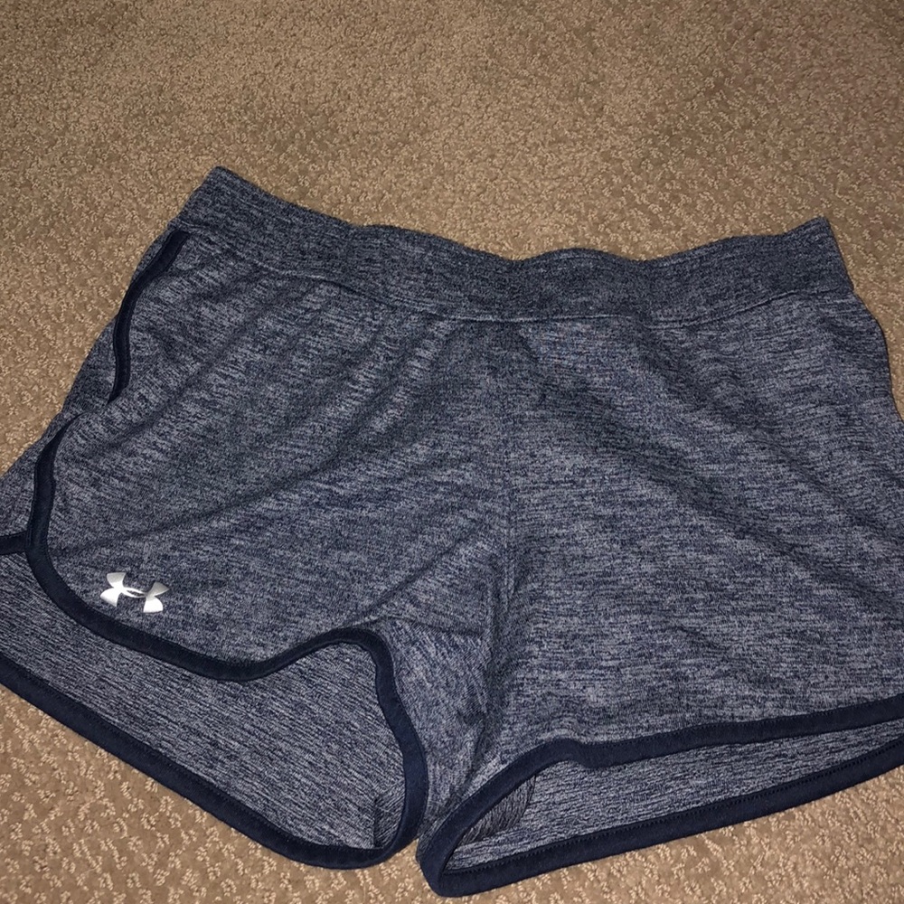 Blue cozy athletic shorts